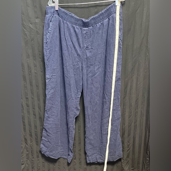 Plus size, navy, Briggs pants - Picture 2 of 4